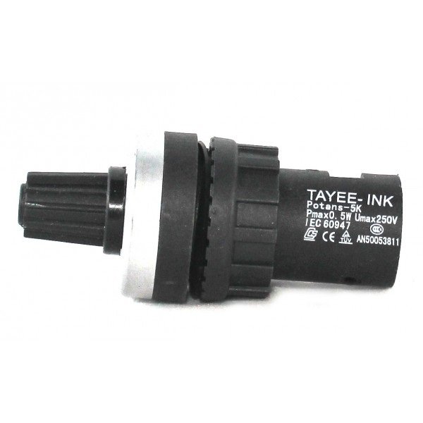 5K-22mm - TEK TURLU POTANSİYOMETRE