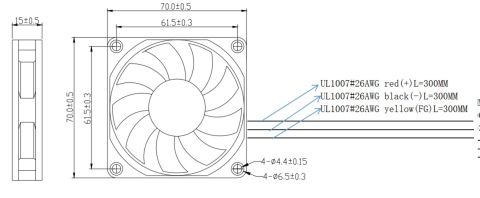 70X70X15MM-24VDC-0.30A