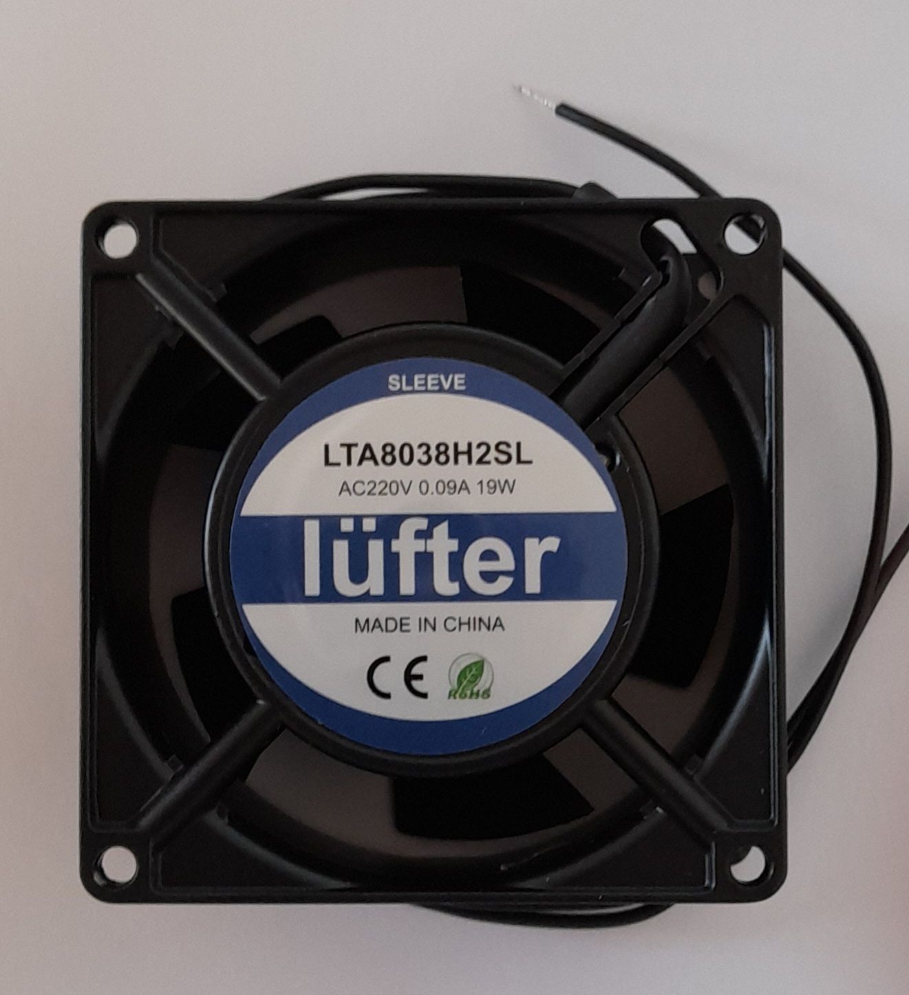 LÜFTER-80X80X38XMM 220V