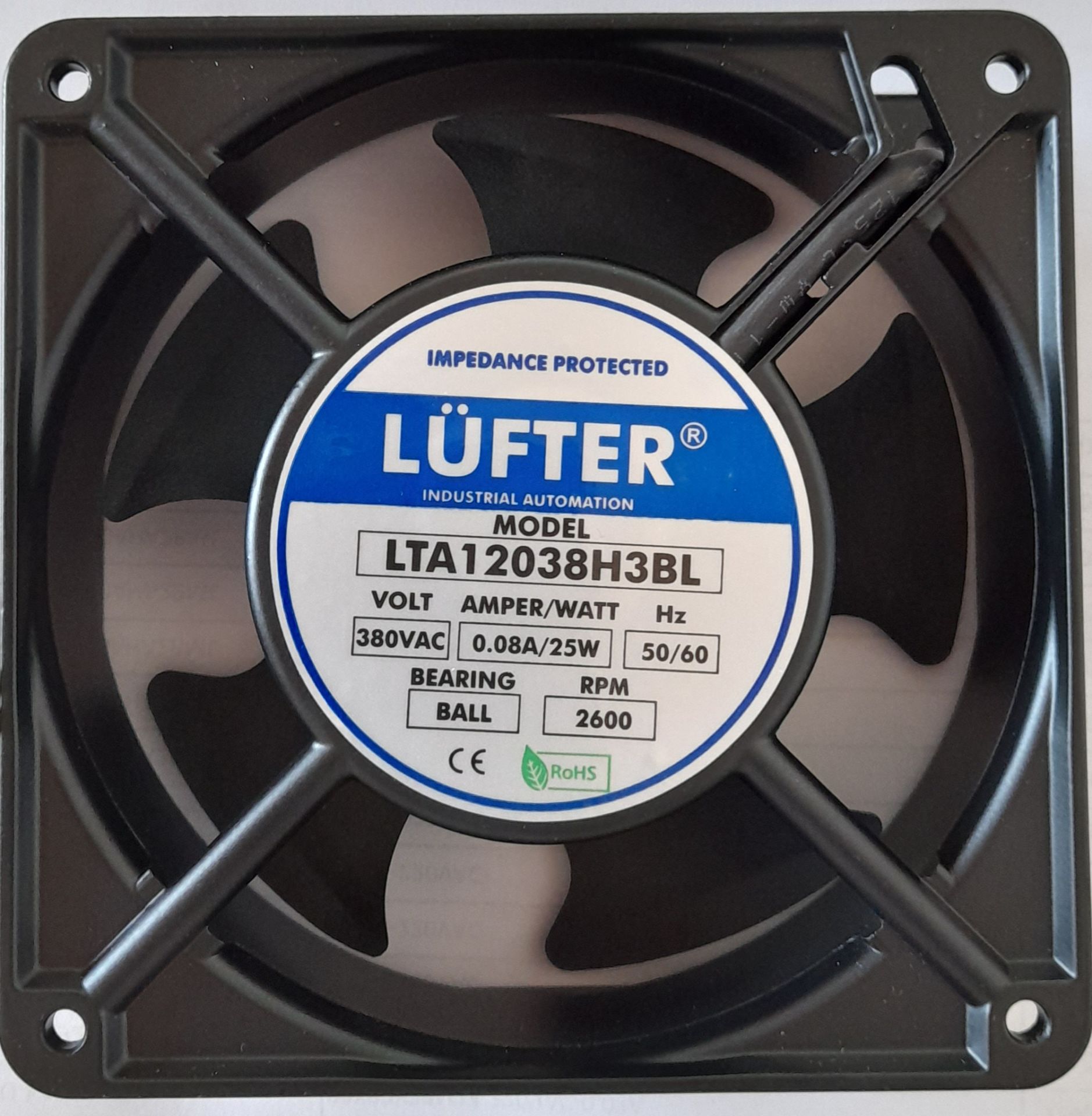 120X120X38MM-380VAC RULMANLI FAN