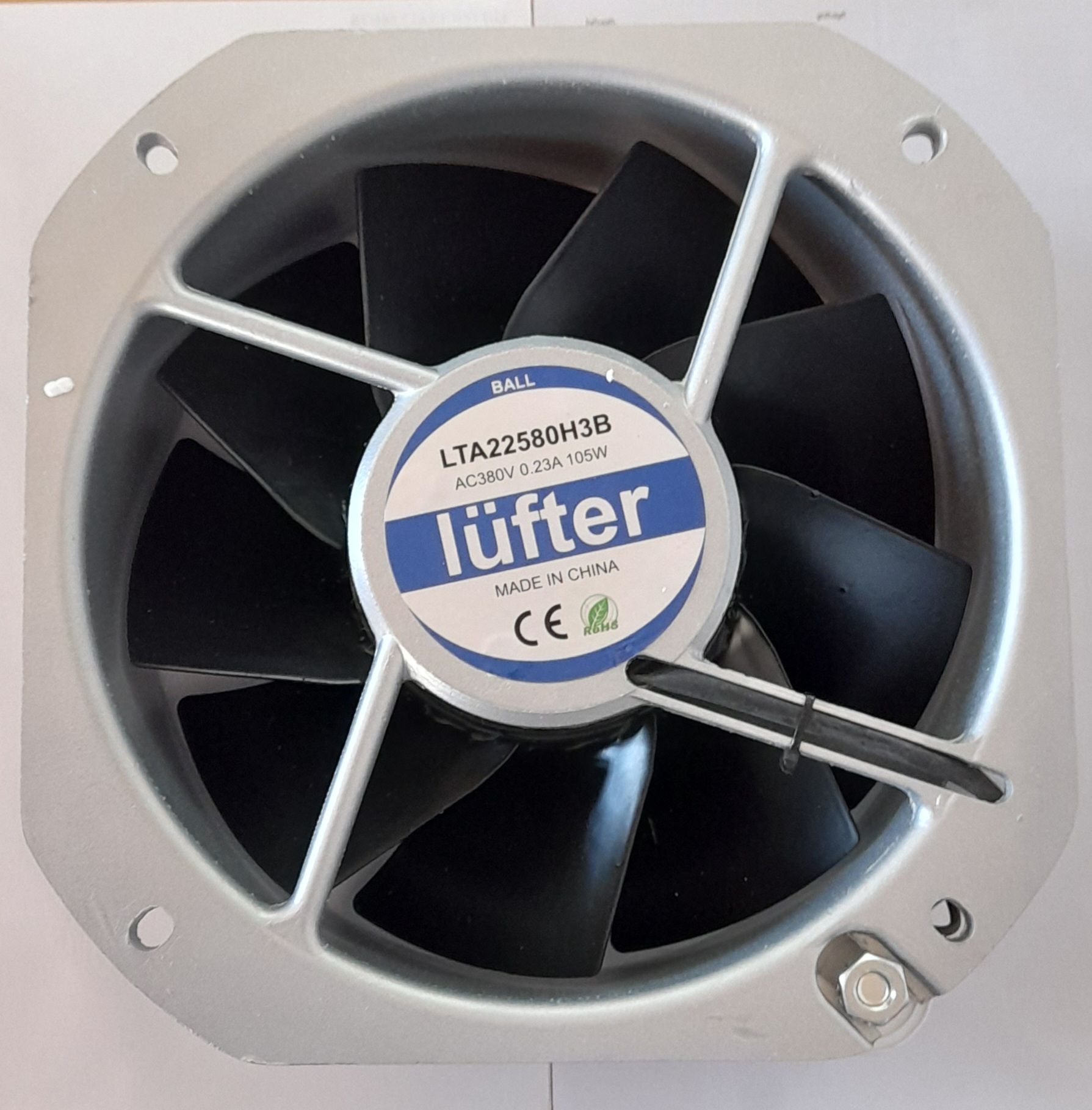 LÜFTER-LTA22580H3B 225x225x80mm 380VAC Fan
