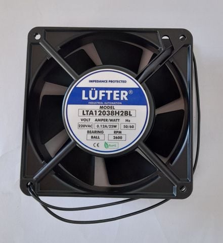 120X120X38MM-220VAC-BALL RULMANLI FAN