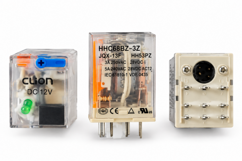 12V DC Röle 3 Kontak | HHC68B-3C MY3 Endüstriyel Röle