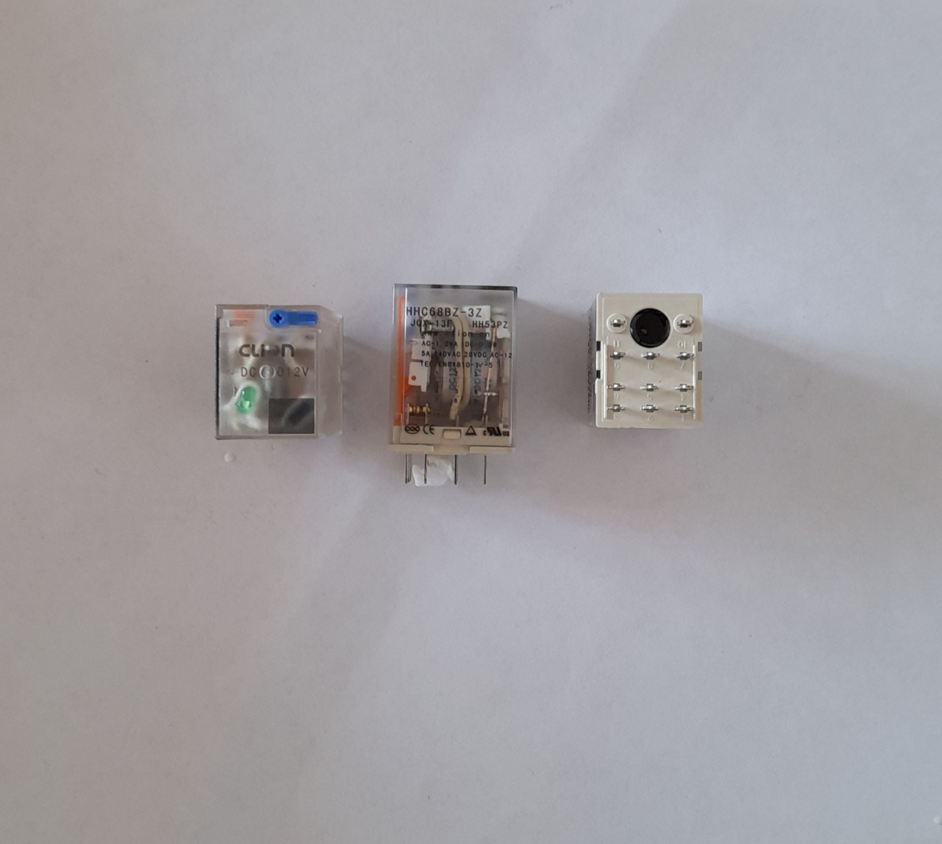 12V DC Röle 3 Kontak | HHC68B-3C MY3 Endüstriyel Röle