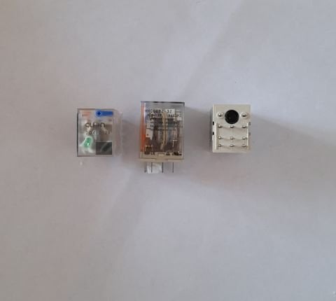 12V DC Röle 3 Kontak | HHC68B-3C MY3 Endüstriyel Röle