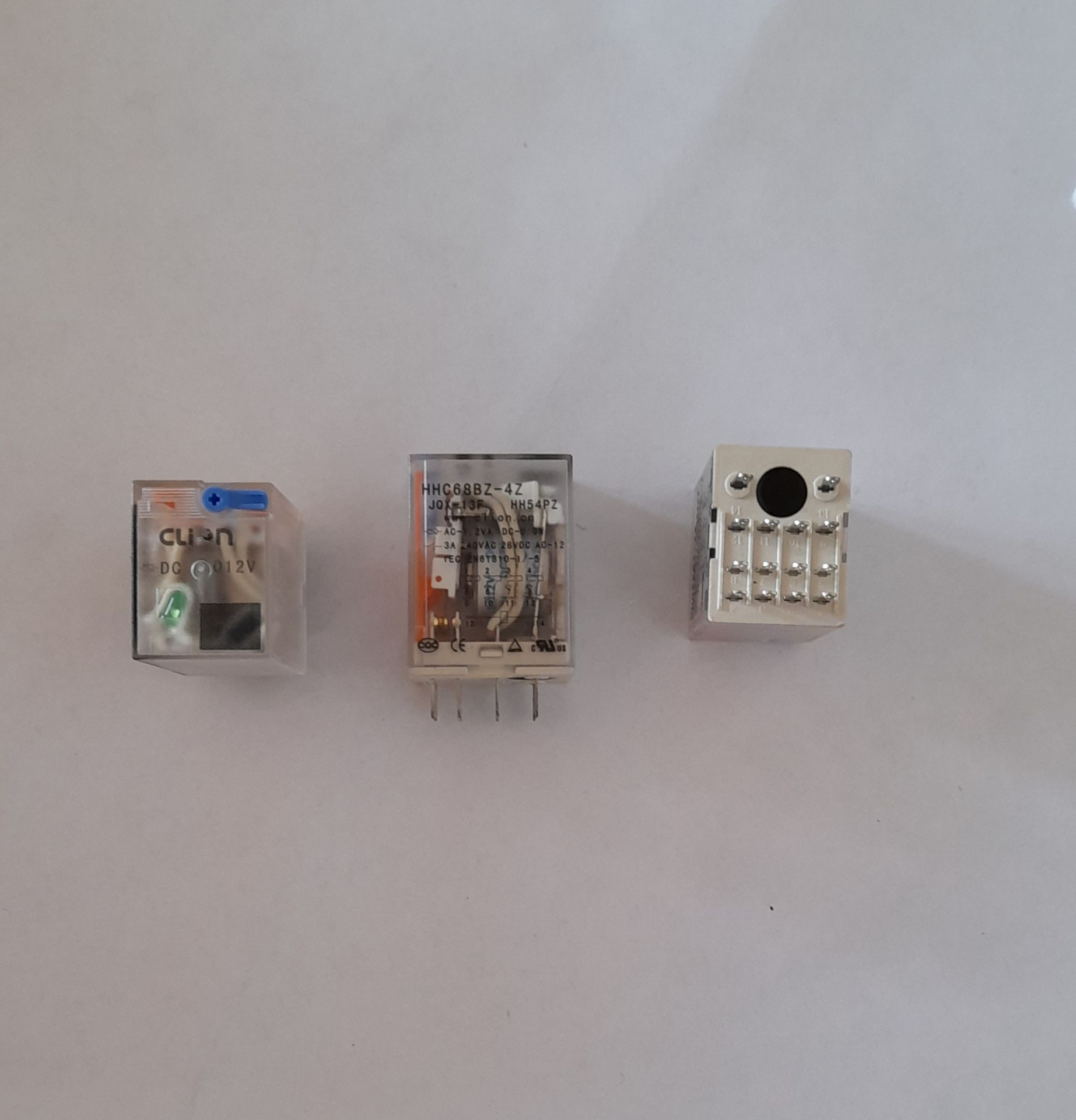 12V DC Röle 4 Kontak | HHC68B-4C MY4 Endüstriyel Röle