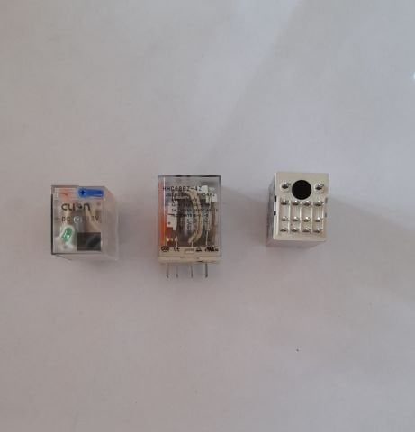 12V DC Röle 4 Kontak | HHC68B-4C MY4 Endüstriyel Röle