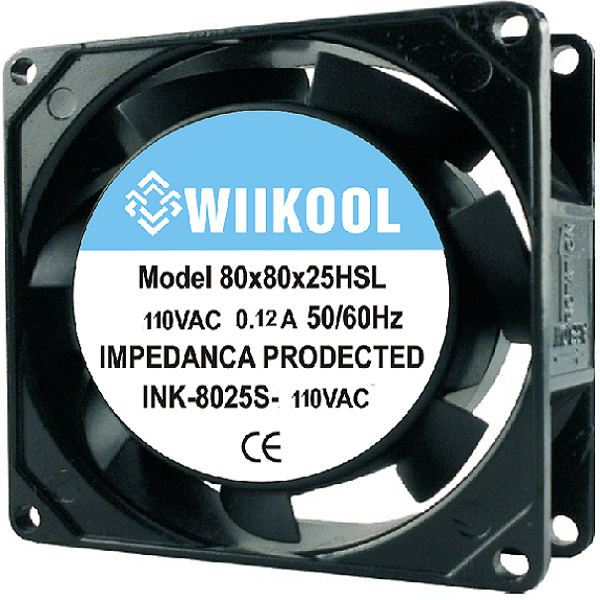80X80X25MM 110V AC-0,12A KARE FAN