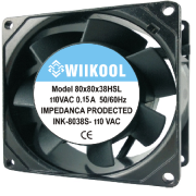 80X80X38MM 110V AC KARE FAN
