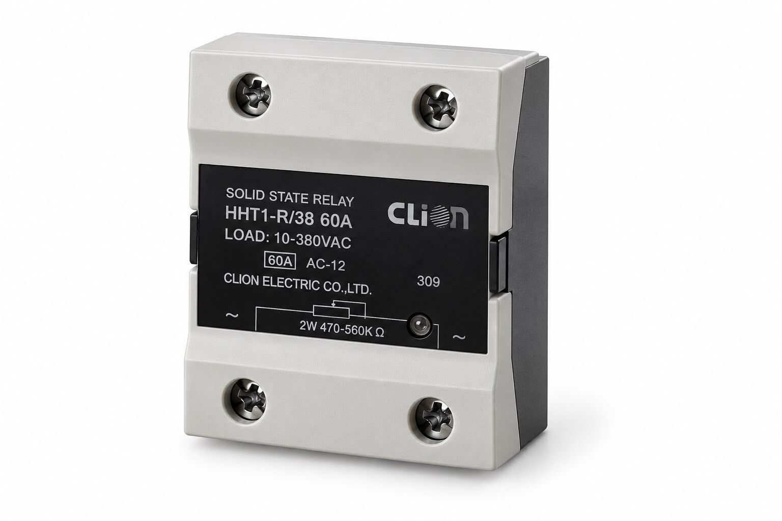 Potansiyometreli SSR Röle 60A | HHT1-R/38-60A Solid State Röle