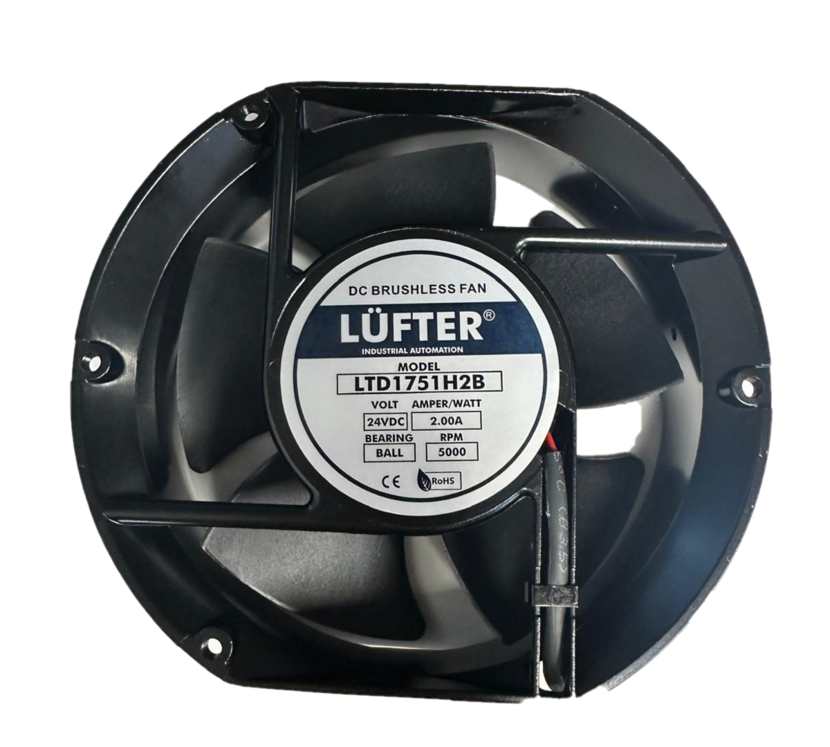 172X150X51MM 24V DC 2A RULMANLI FAN