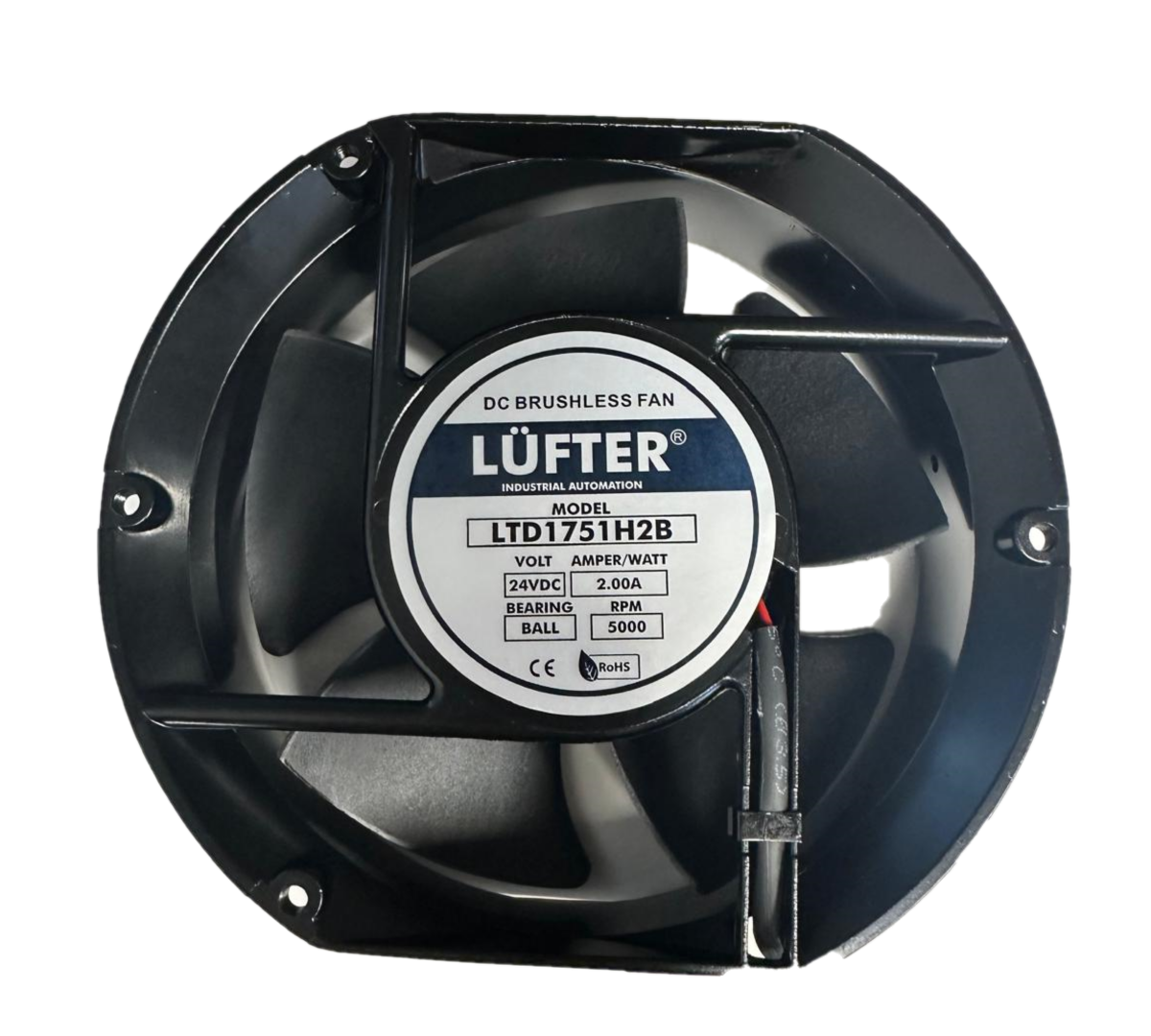 172X150X51MM-24VDC 2A RULMANLI FAN