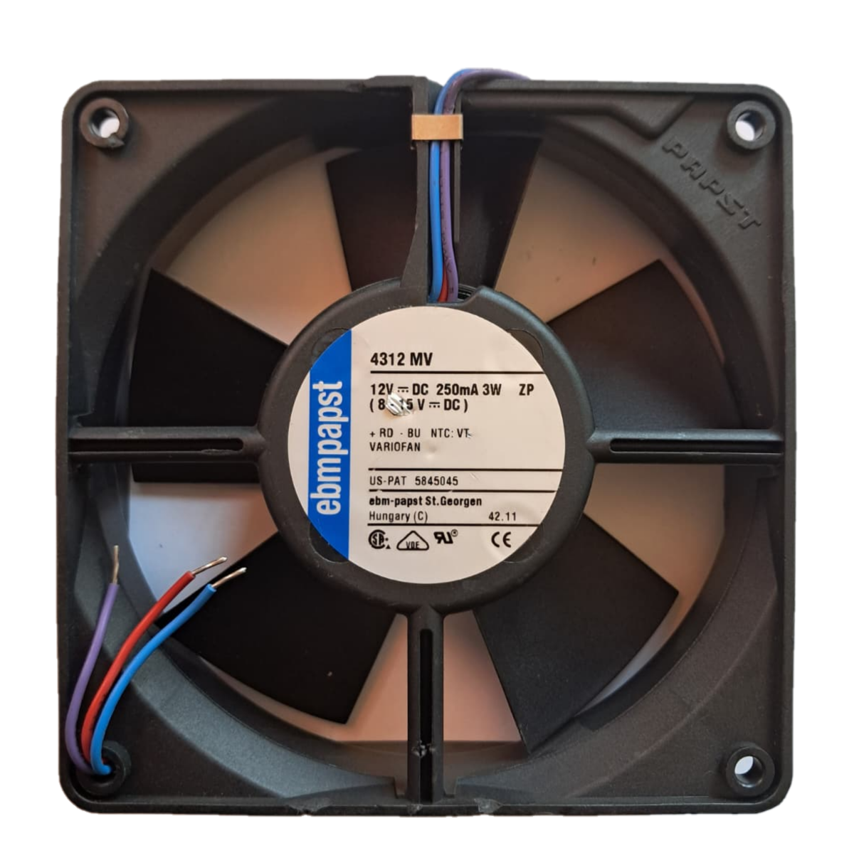 EBMPAPST 4312MV 12VDC FAN