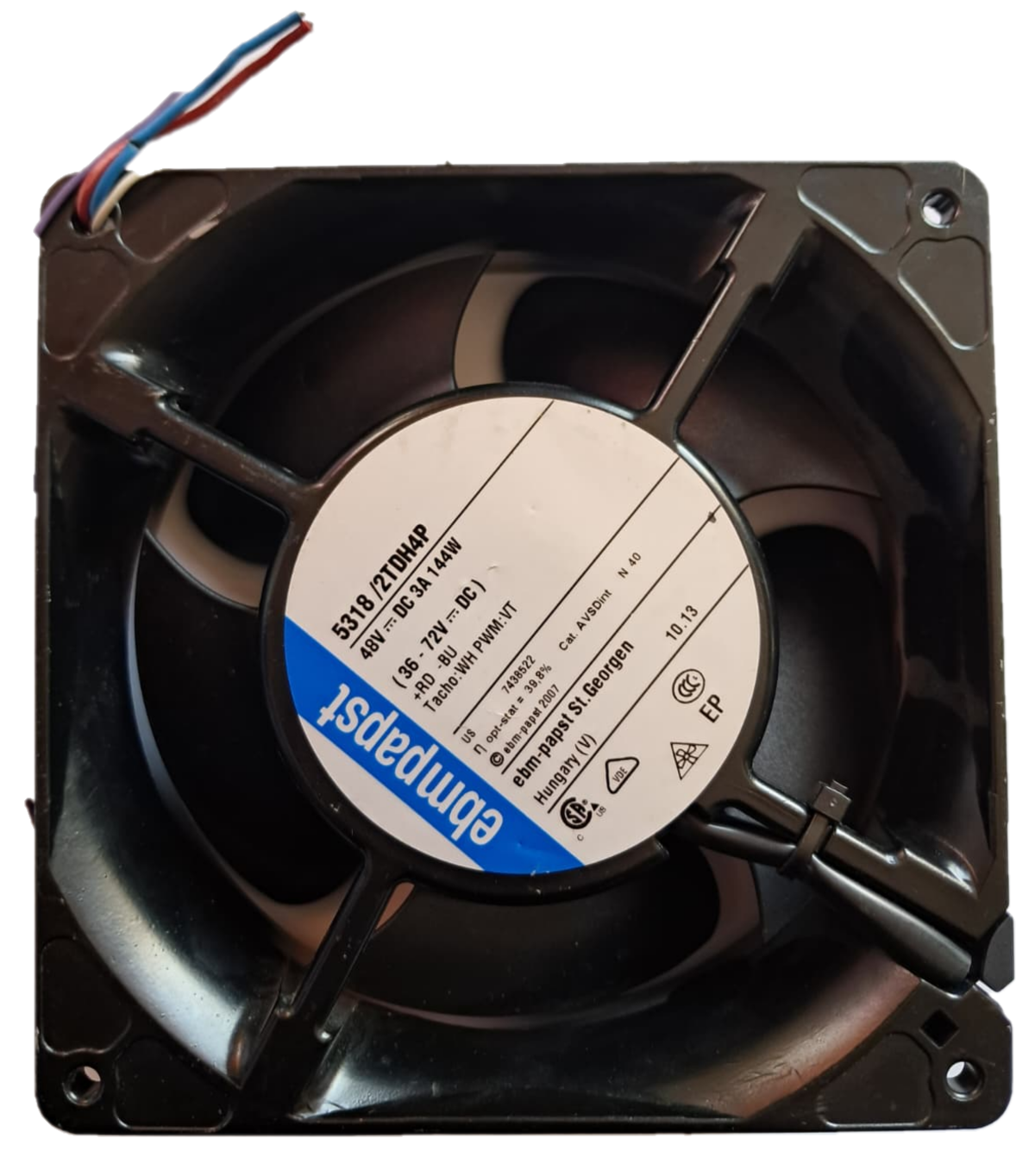 EBMPAPST 5318/2TDH4P 48VDC FAN