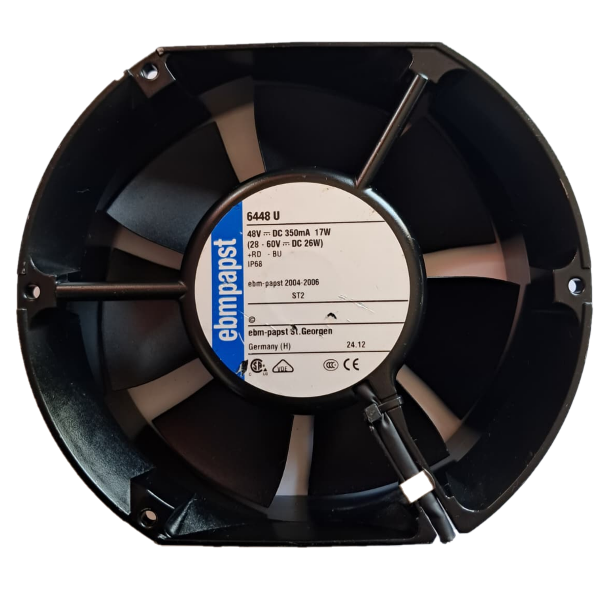 EBMPAPST 6448U 48VDC FAN