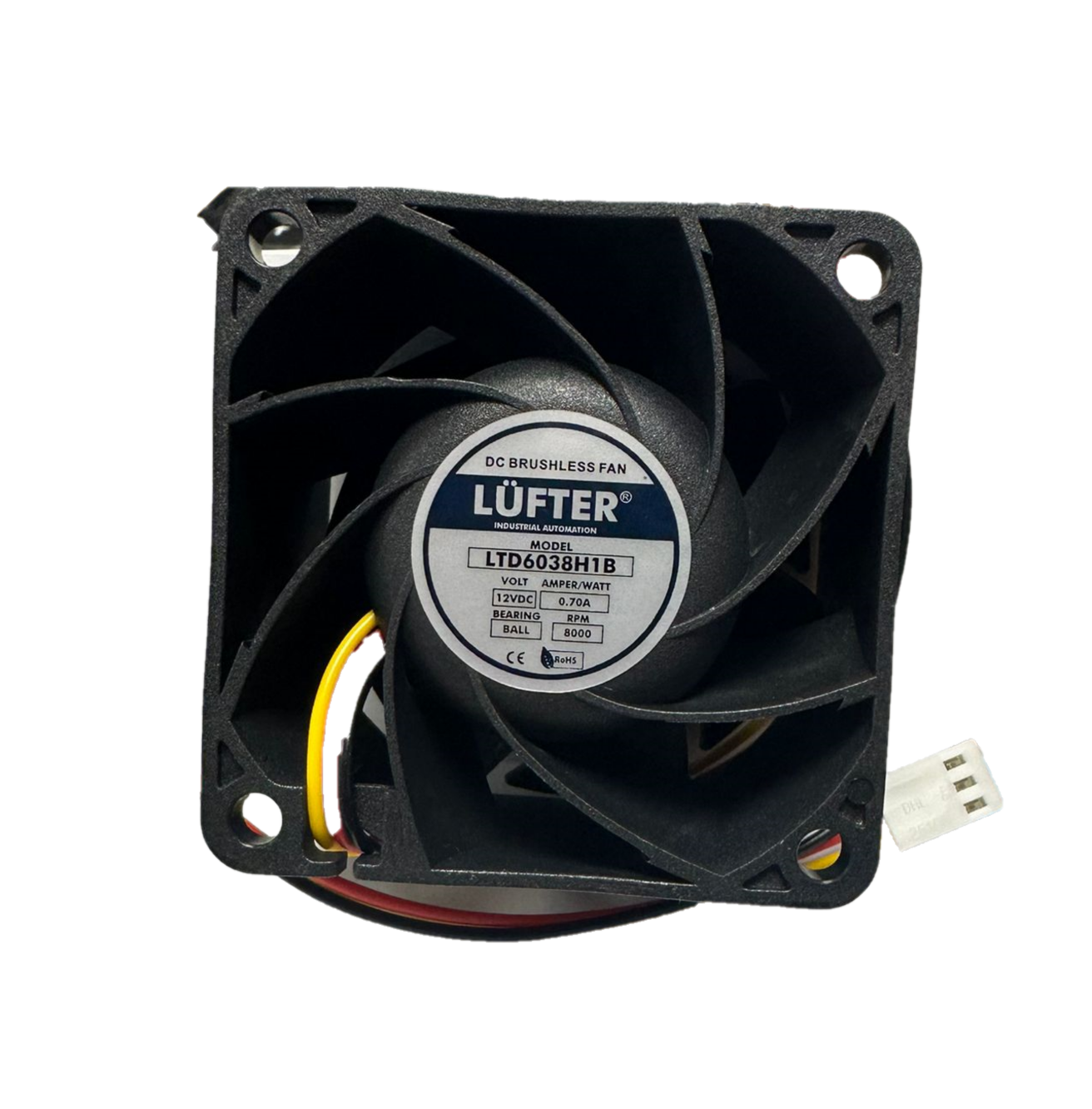 60x60x38MM-12VDC-0.70A