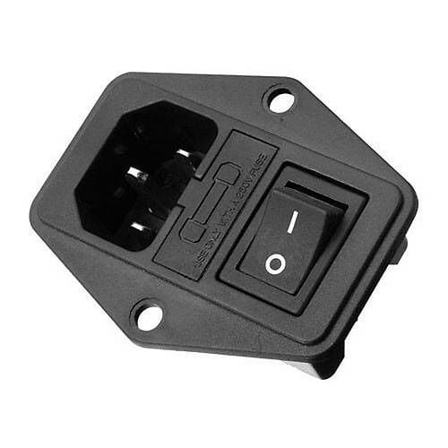 IC-214 C14 Power Soket Erkek Anahtarlı