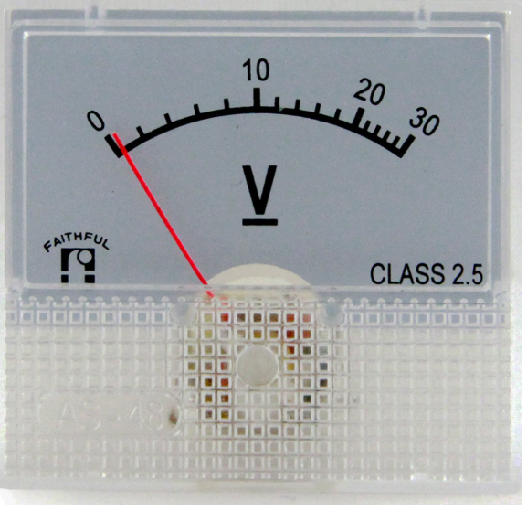 IC-230A 0-30V DC Analog Gösterge 45x48mm