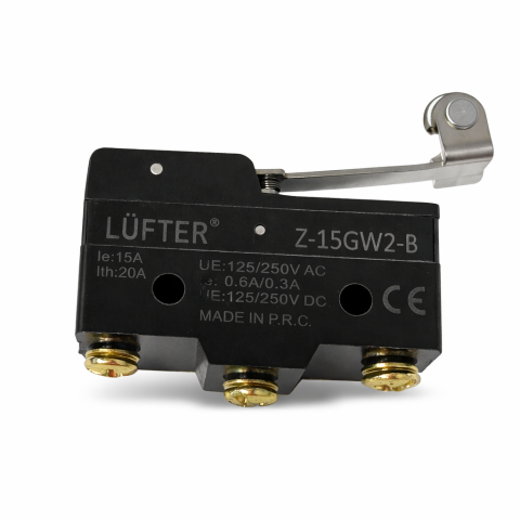 Z-15GW2-B Micro Switch 3-Pin – Uzun Palet Makaralı Limit Switch