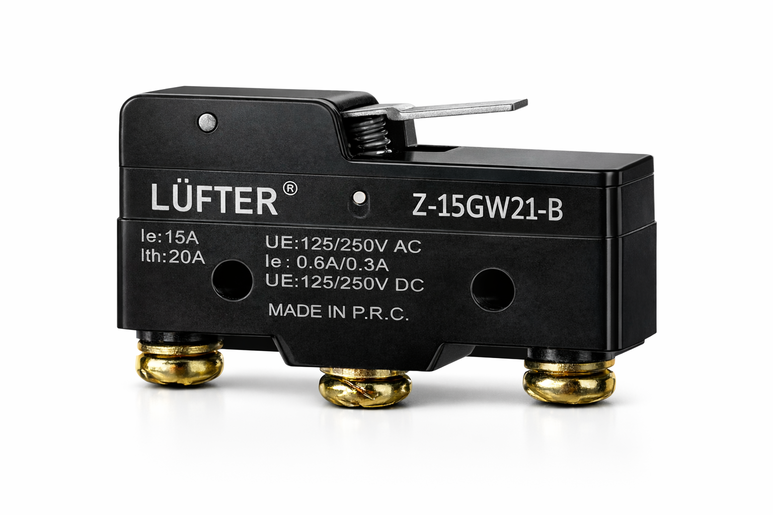 Z-15GW21-B Micro Switch 3-Pin – Kısa Palet Limit Switch