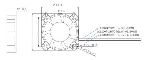 LÜFTER LTD5010H1S-50X50X10MM 12VDC
