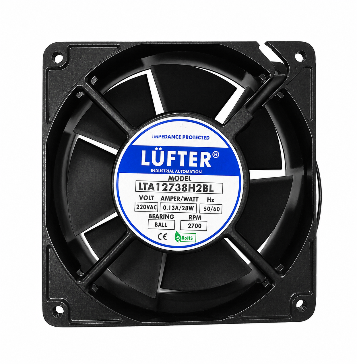 LÜFTER-LTA12738H2B 127x127x38mm 220VAC Fan LÜFTER-LTA12738H2B 127x127x38mm 220VAC Fan