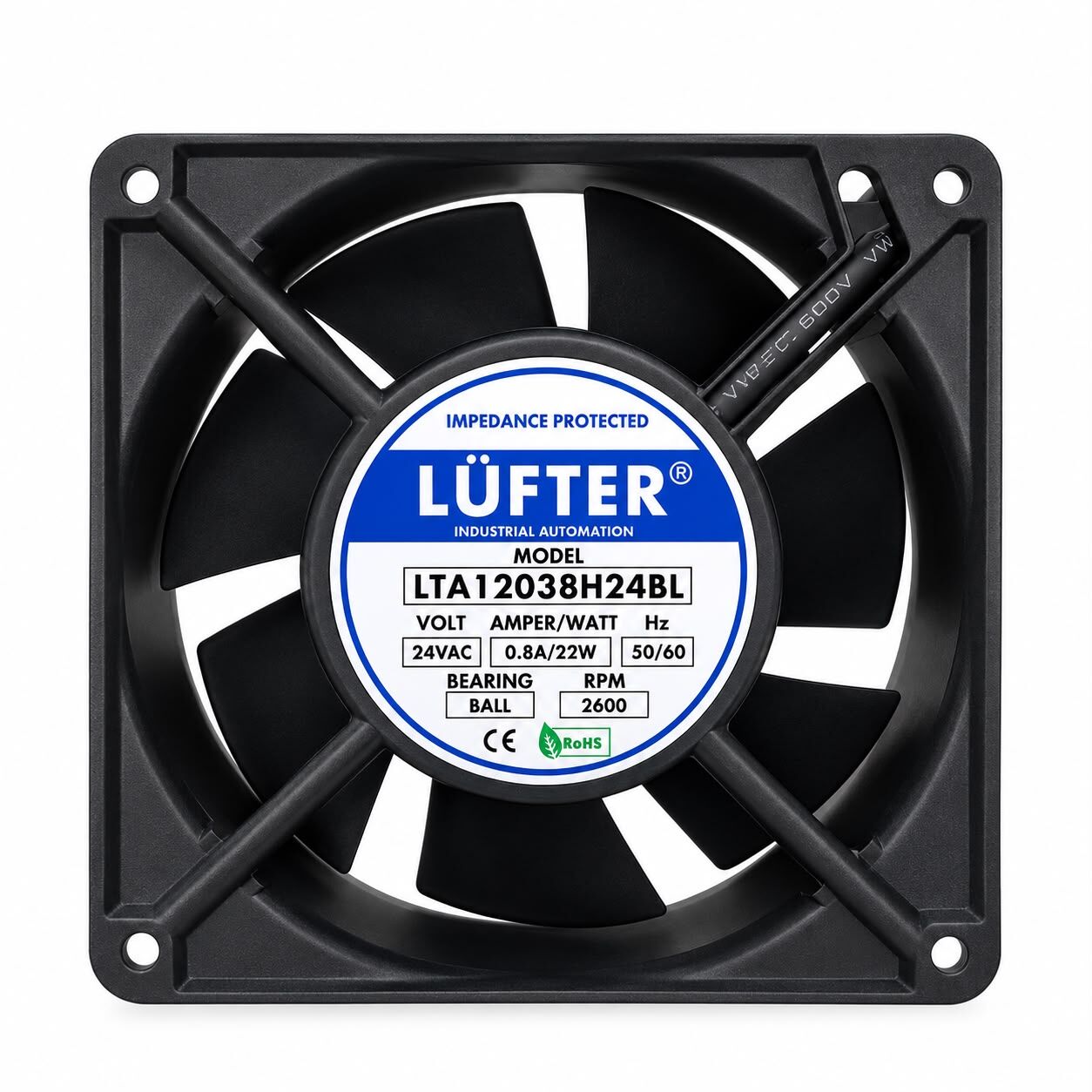 Lüfter LTA1238H24B 24VAC Rulmanlı Fan