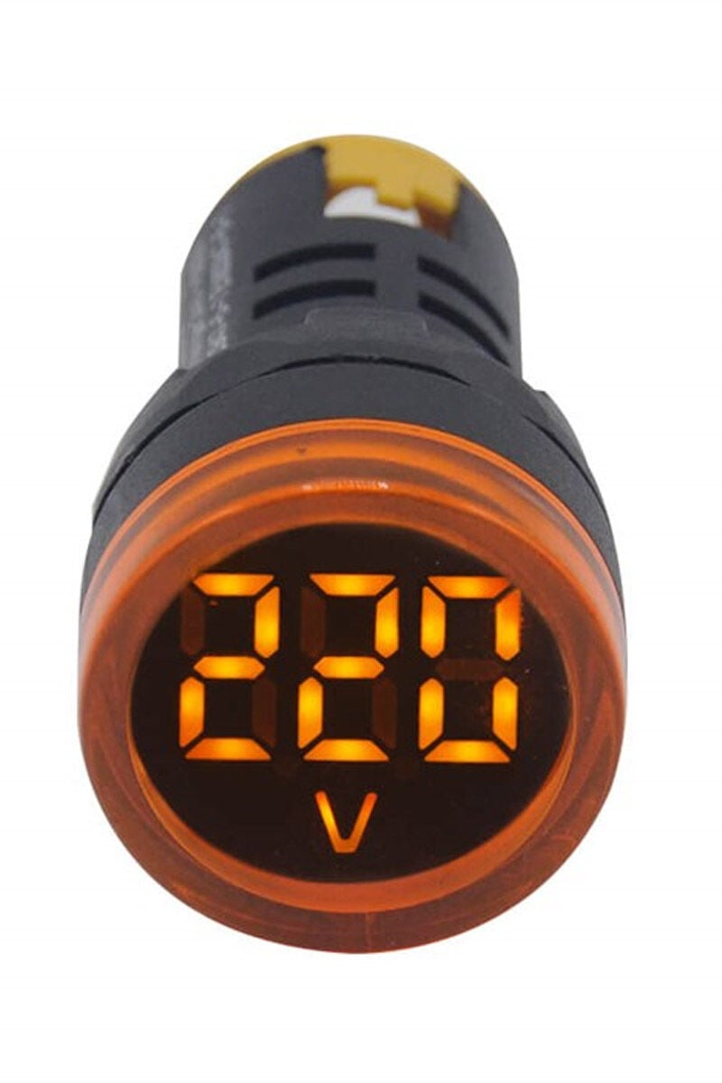 AD116-22MM Sarı LED Voltmetre 24-550V