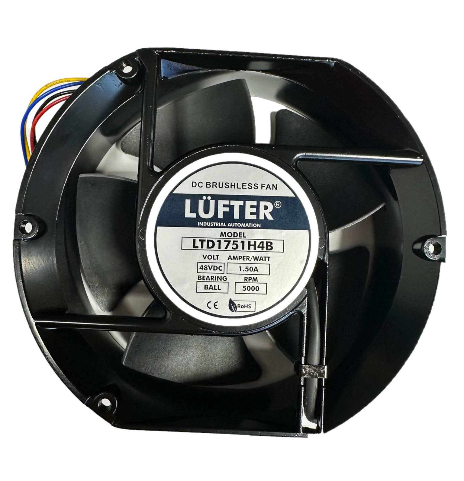 172X150X51MM-48VDC-1.5A  RULMANLI FAN