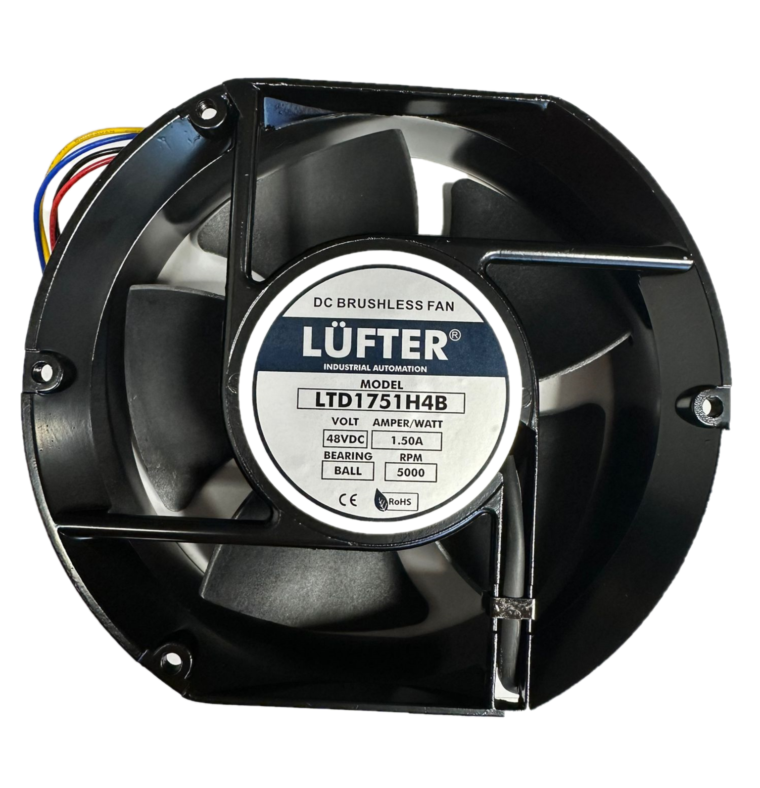 172X150X51MM-48VDC-1.5A  RULMANLI FAN