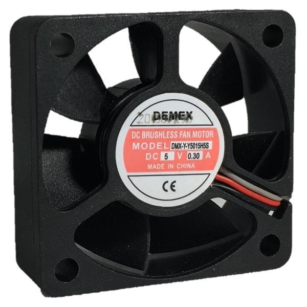 DEMEX 50X50X15MM 5V DC 0,30A KARE FAN