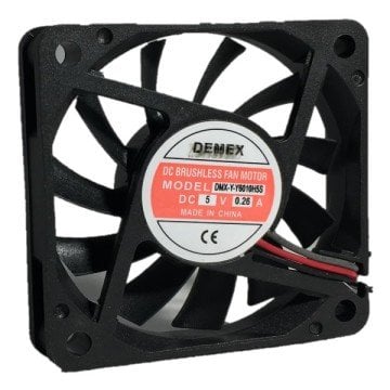 DEMEX 60X60X10MM 5V DC 0,26A KARE FAN