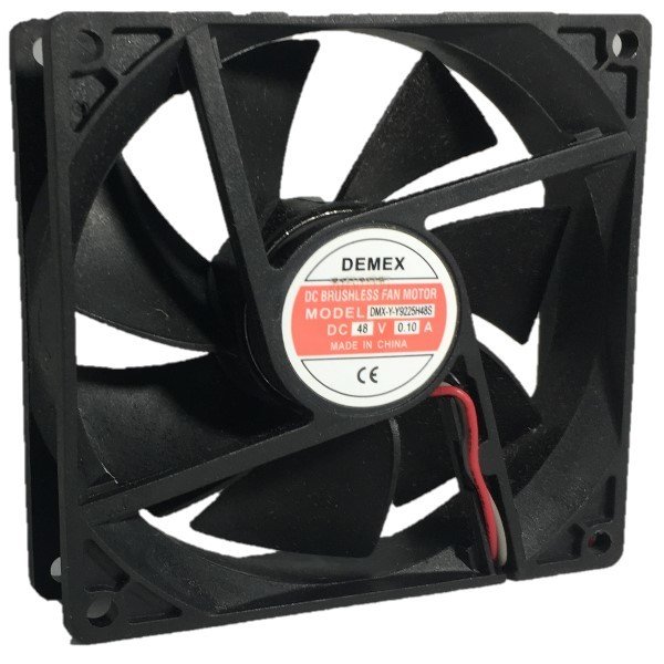 DEMEX 92X92X25MM 48V DC 0,10A KARE FAN