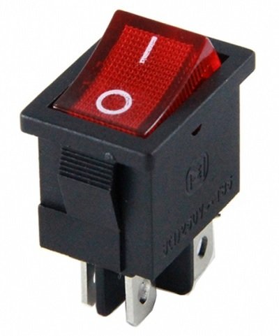 Mini Işıklı Anahtar ON-OFF 4P