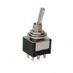 Toggle Switch Yaylı ON-OFF-MOM Ø6mm MTS-213