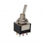 Toggle Switch Yaylı ON-OFF-MOM Ø6mm MTS-213