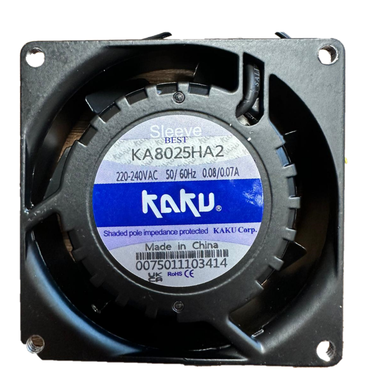 80X80X25MM 220VAC KARE FAN