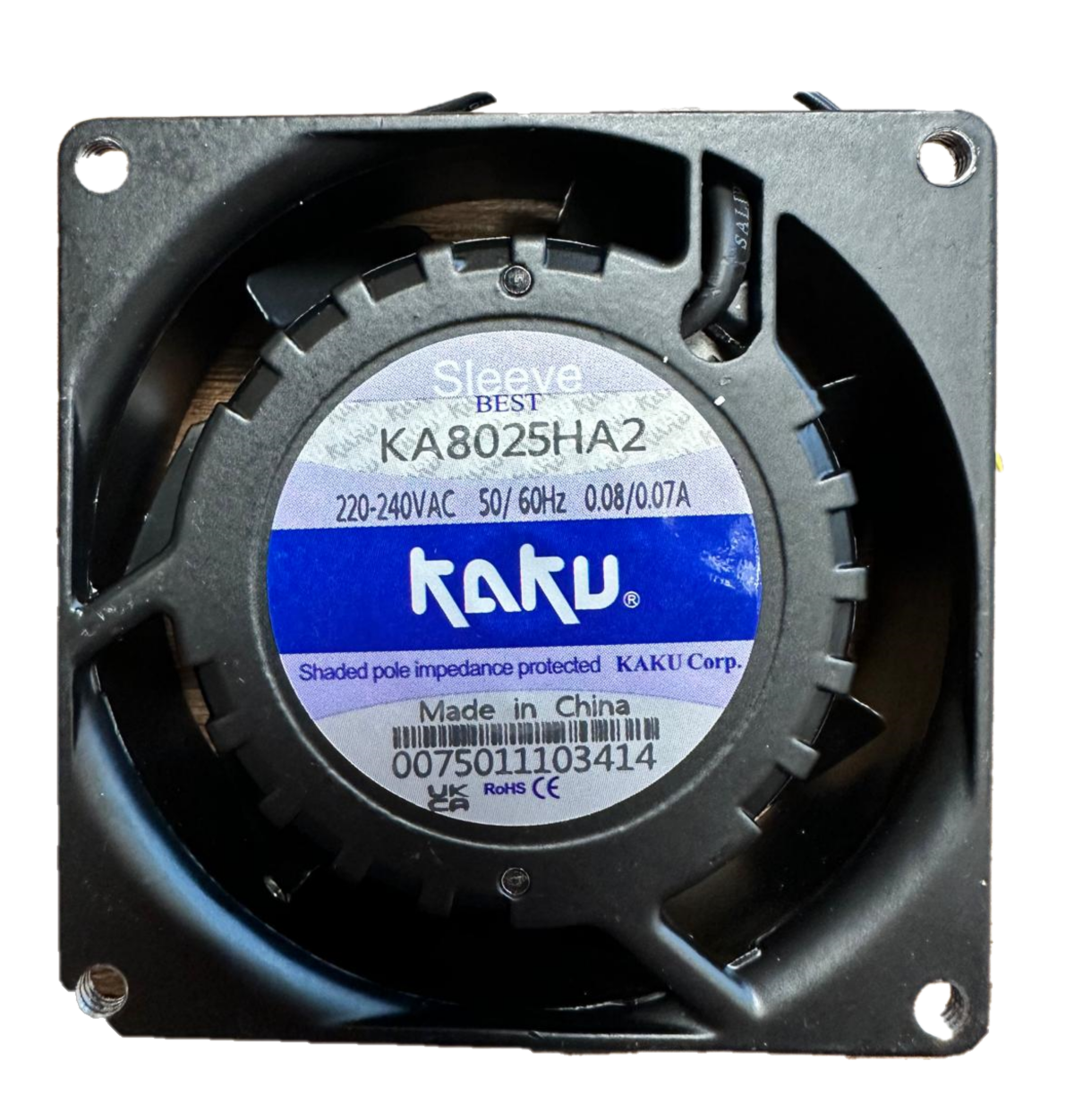 80X80X25MM 220VAC KARE FAN