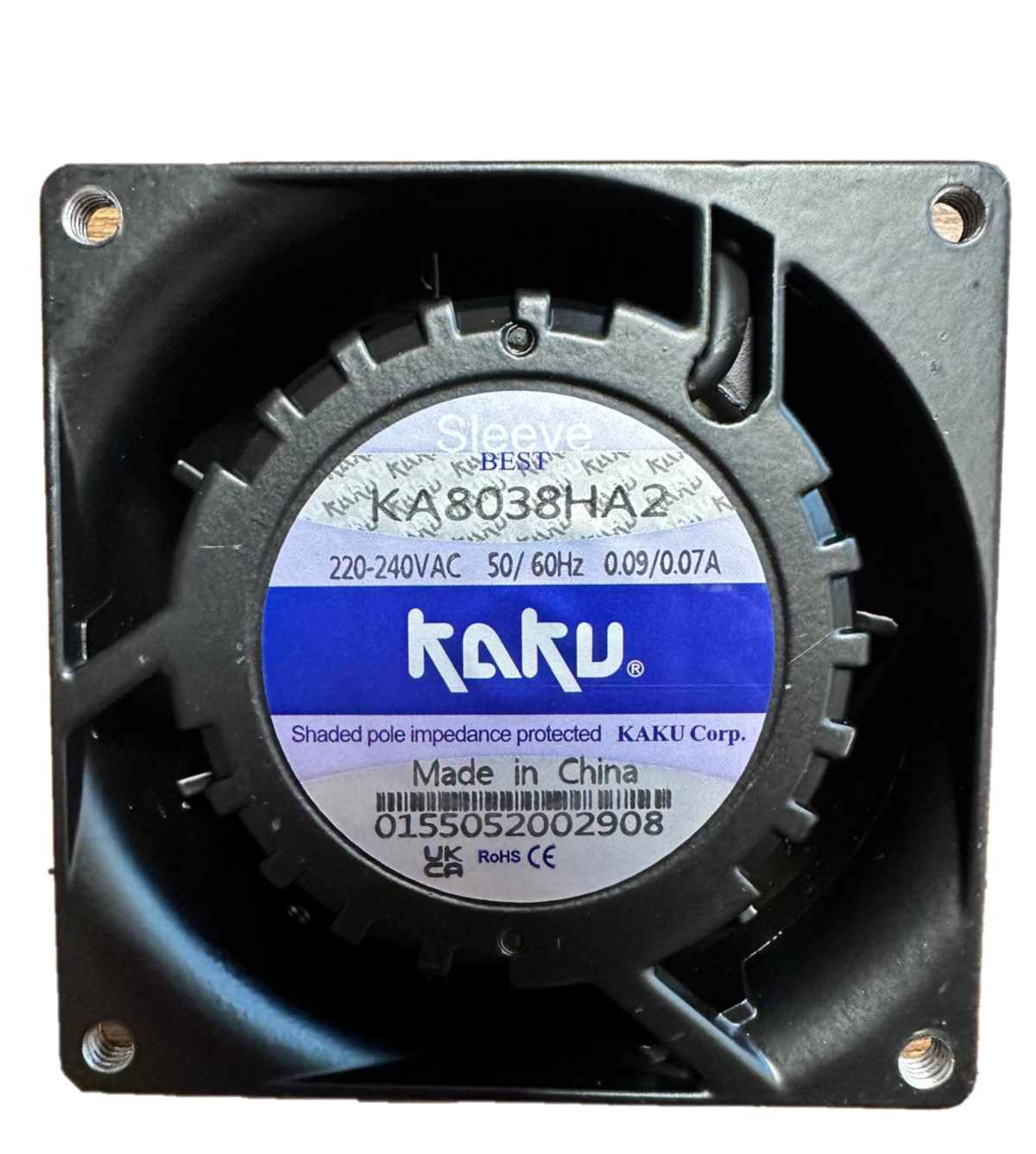 80X80X38MM 220VAC KARE FAN