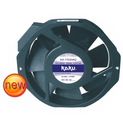172X150X38MM 220VAC RULMANLI KARE FAN