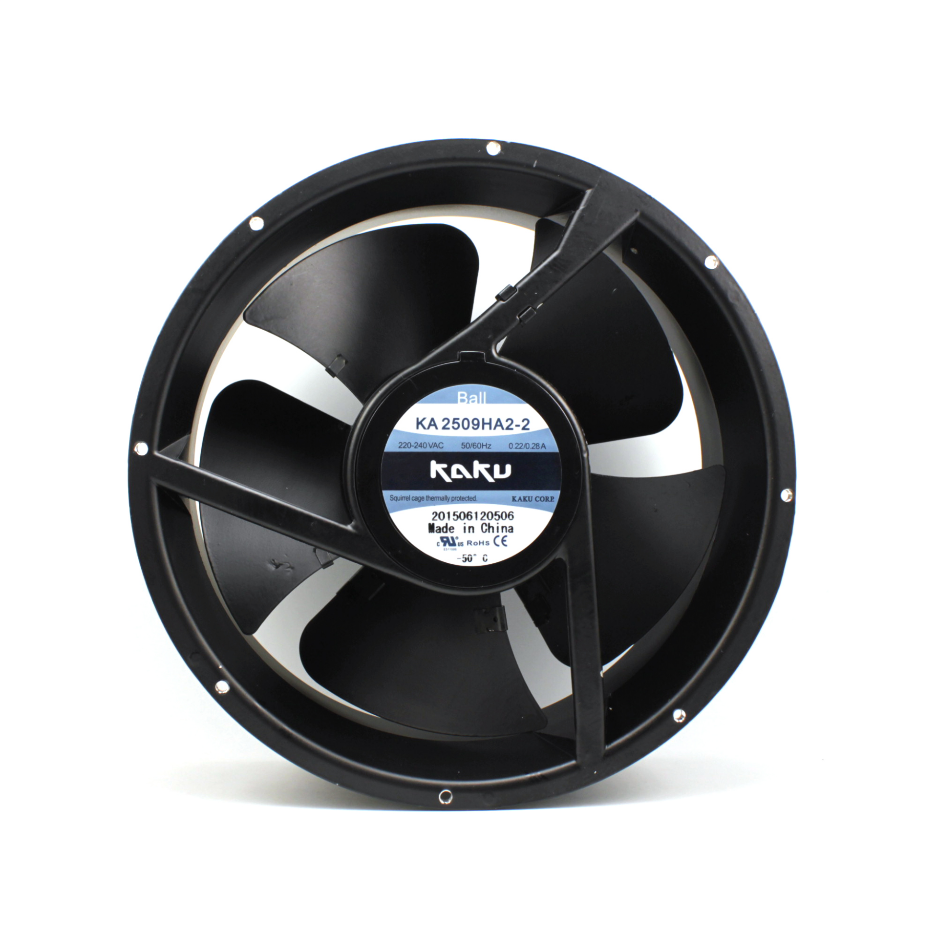 Kaku 25X254X90MM-110VAC Yuvarlak Fan