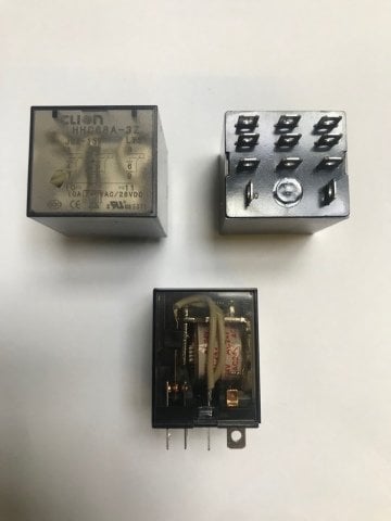 24VAC Röle 3 Kontak 15A | HHC68A-3C LY3 Endüstriyel Röle
