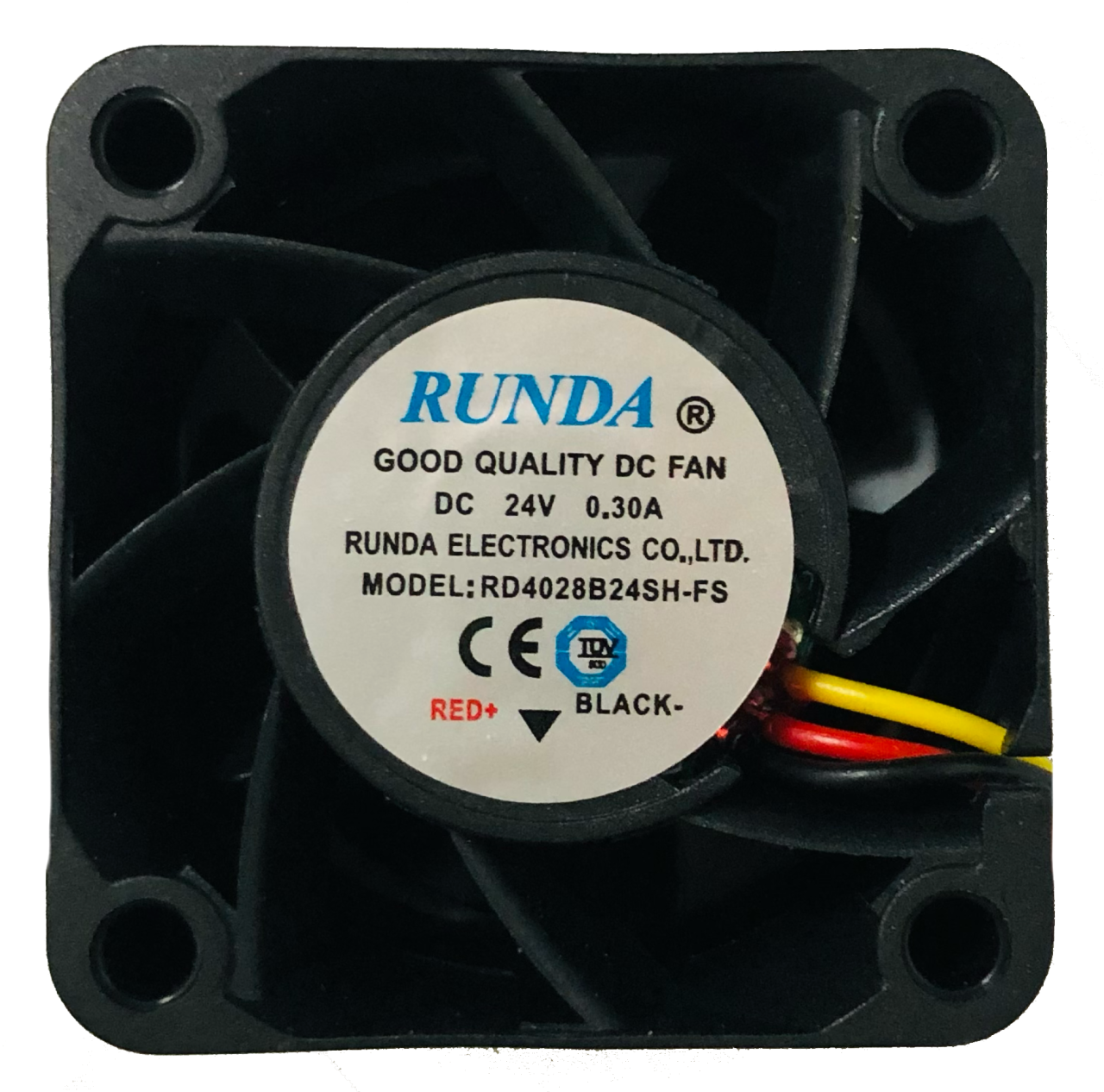 40X40X28MM 24V 0.30A 14500RPM RULMANLI KARE FAN