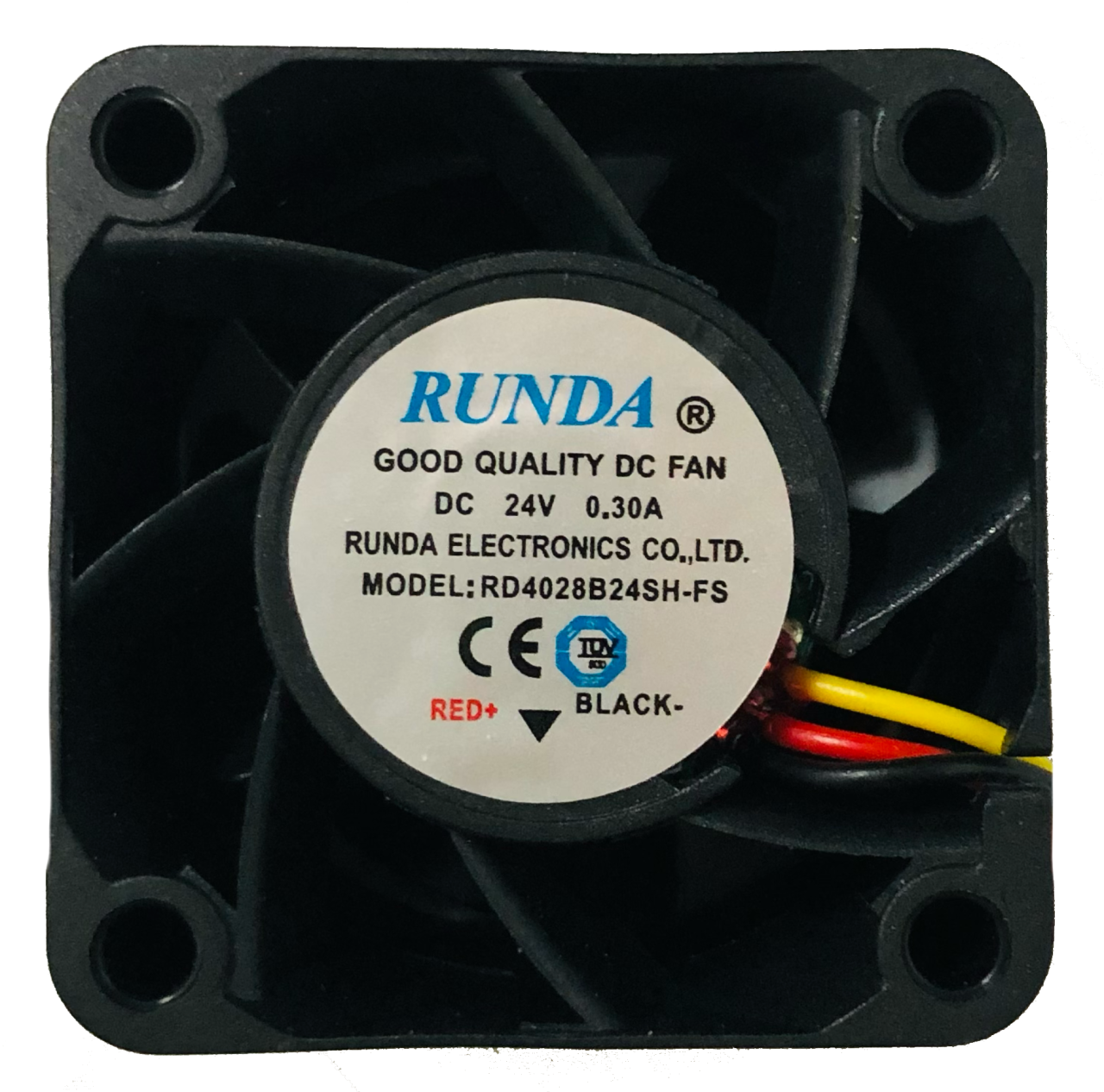 40X40X28MM 24V 0.30A 14500RPM RULMANLI KARE FAN