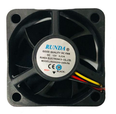 RUNDA 50X50X20MM 12V 0.22A 6200RPM KARE FAN