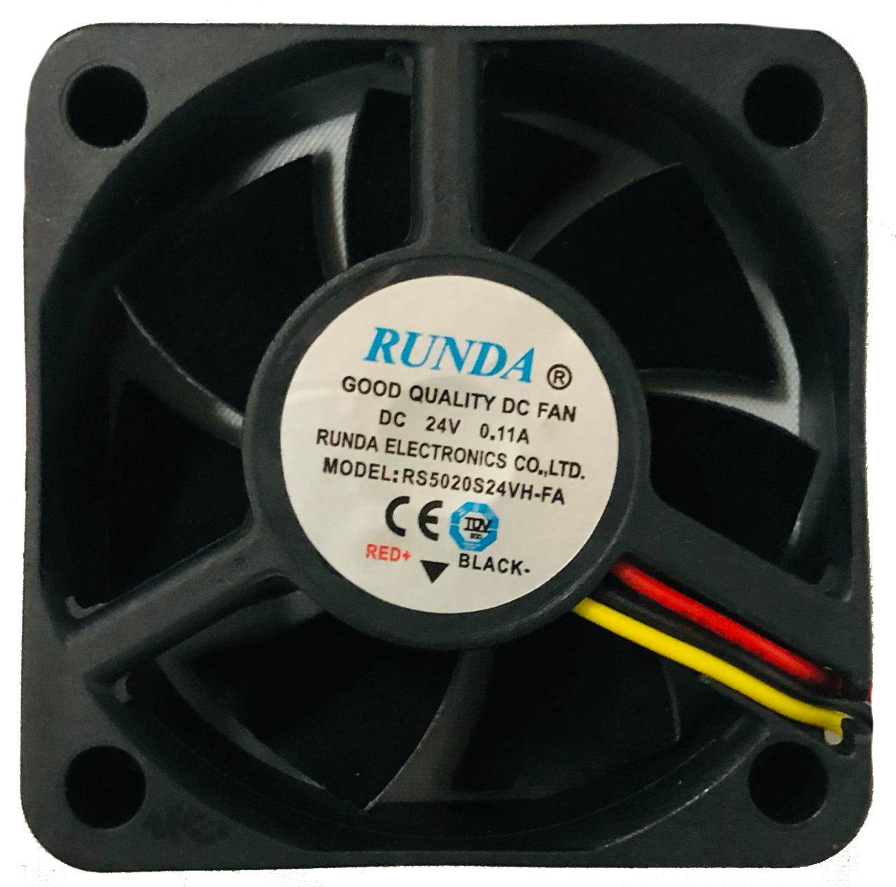 RUNDA 50X50X20MM 24V 0.11A 6200RPM KARE FAN
