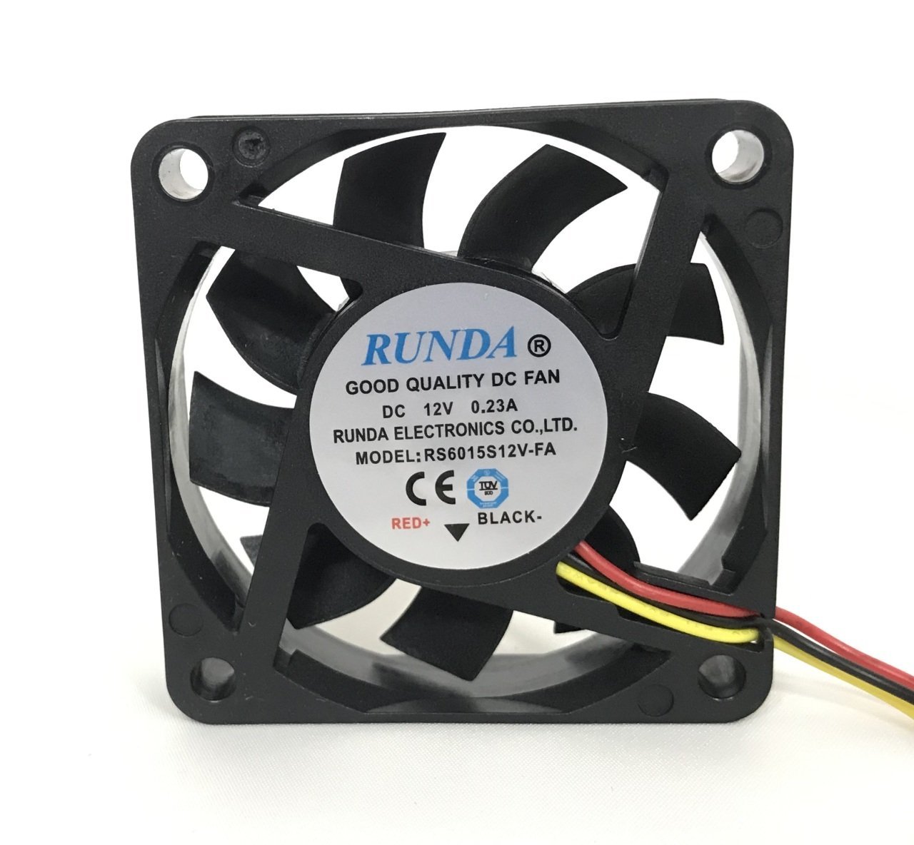RUNDA 60X60X15MM 12V 0.23A 5000RPM KARE FAN