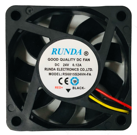 RUNDA 60X60X15MM 24V 0.12A 5000RPM KARE FAN